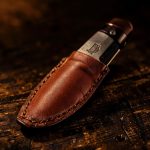 Fixed-Blade Hunting Knife with Sheath 2
